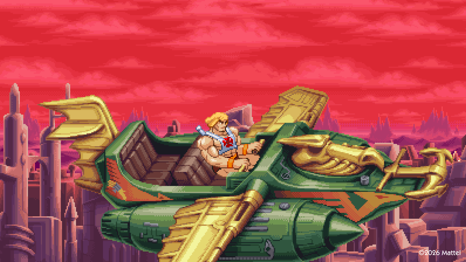 He-Man flying in Dragon Pearl of Destruction
