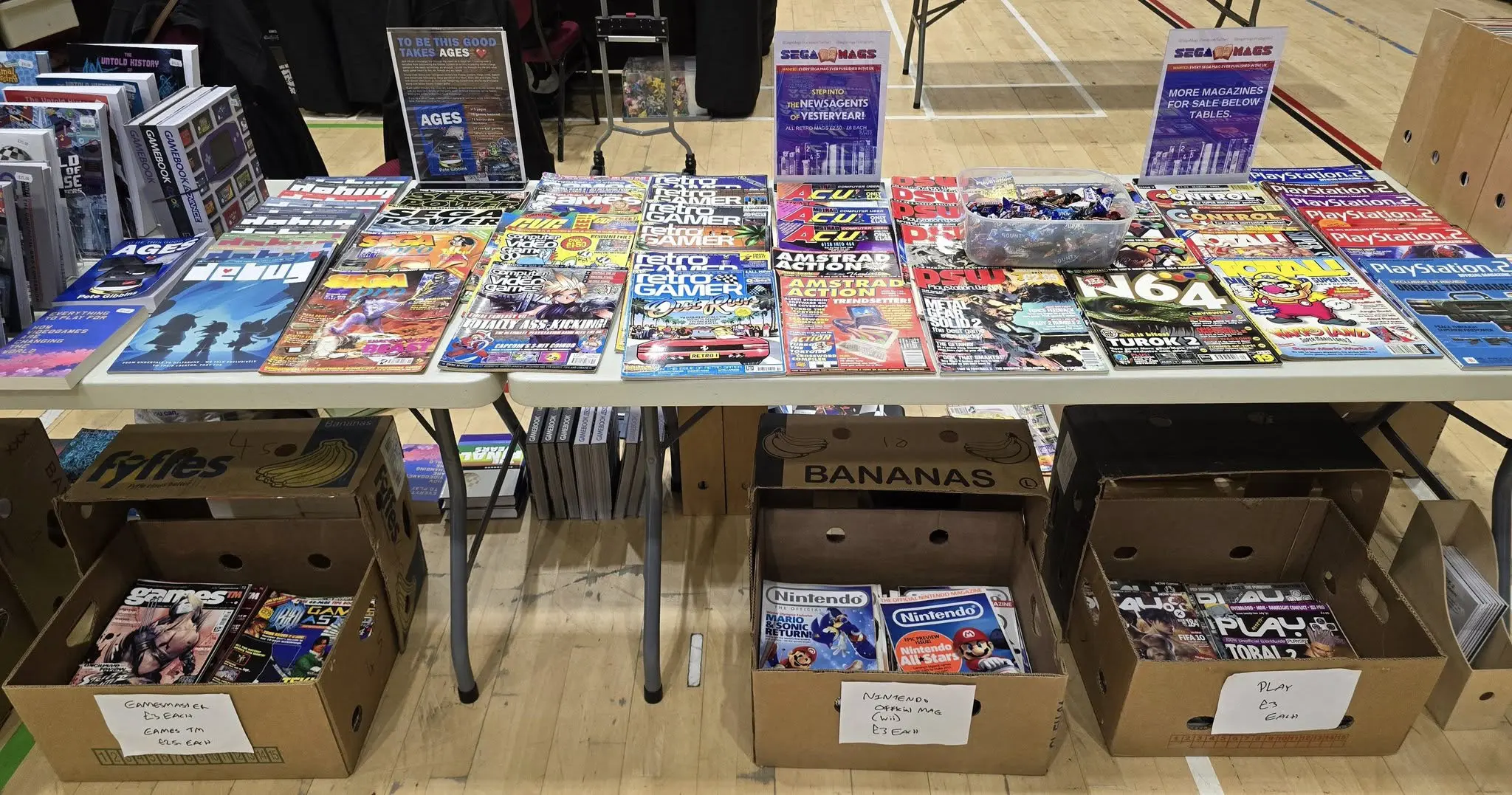 Gaming Newsagent stall at a show