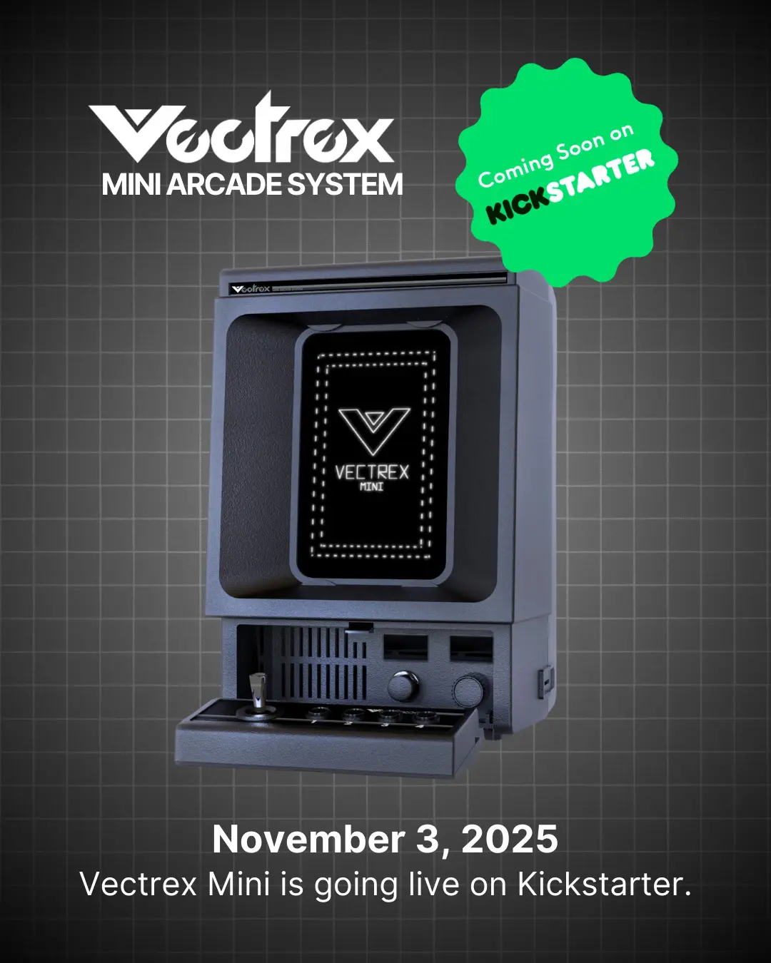 Vectrex Mini Kickstarter Coming Soon