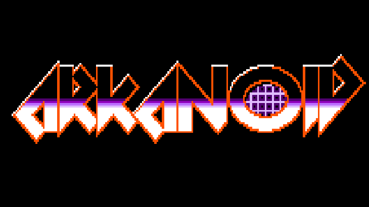 Arkanoid title screen