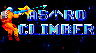 Astro Climber title and character