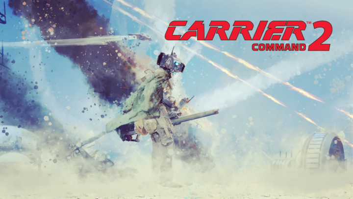 Carrier Command 2 logo and ship