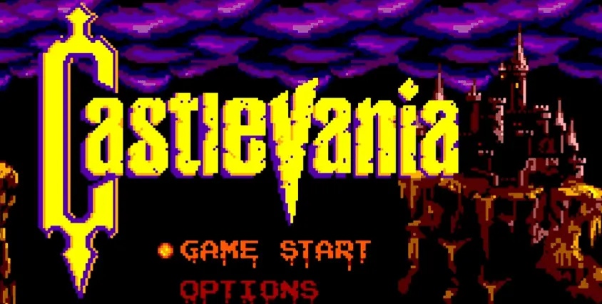 Castlevania Master System title screen