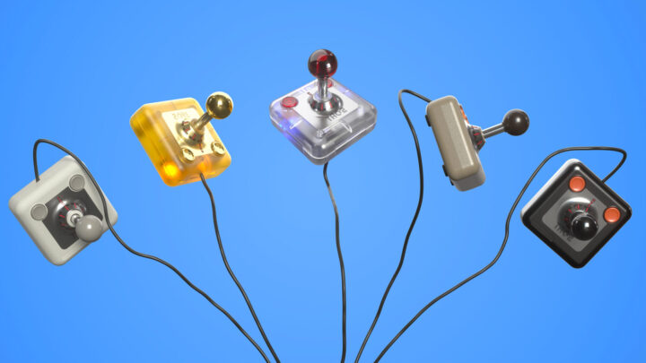 Commodore TAC-2 joysticks