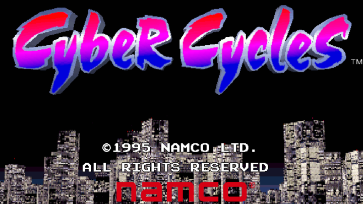 Cyber Cycles title screen