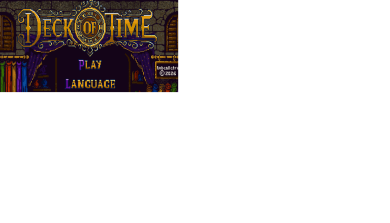 Deck of Time title screen