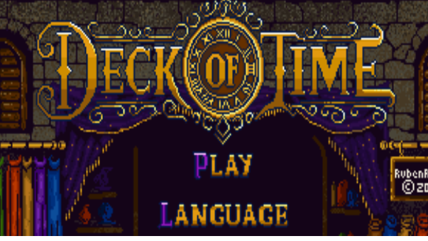 Deck of Time title screen