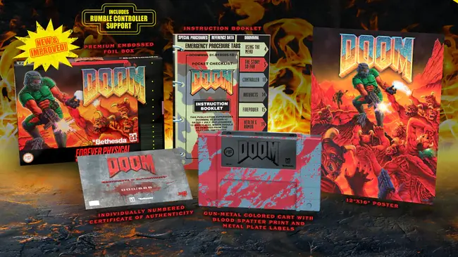 Doom SNES Limited Run Games packshot