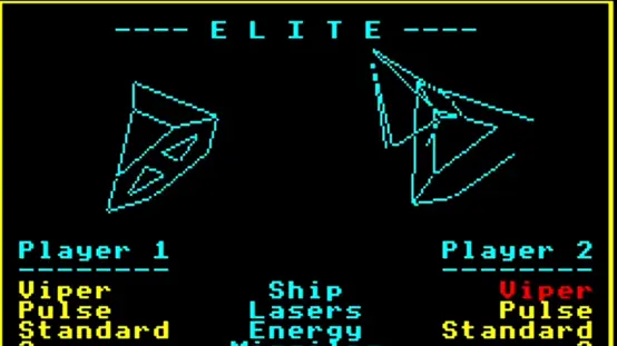 Elite two-player screenshot
