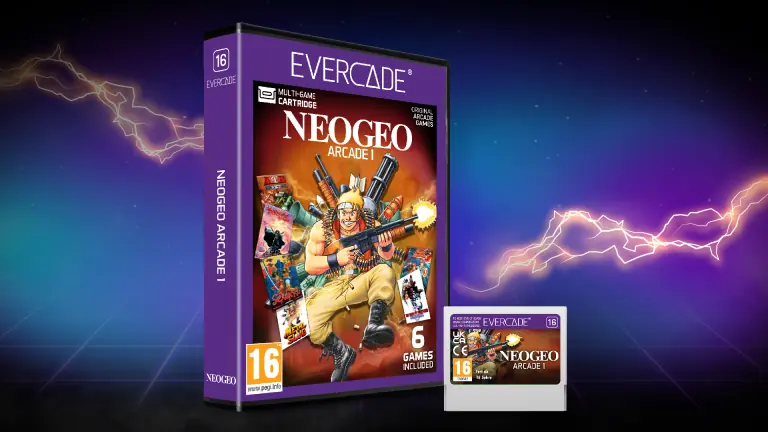 NEOGEO Arcade 1 Evercade box and cartridge