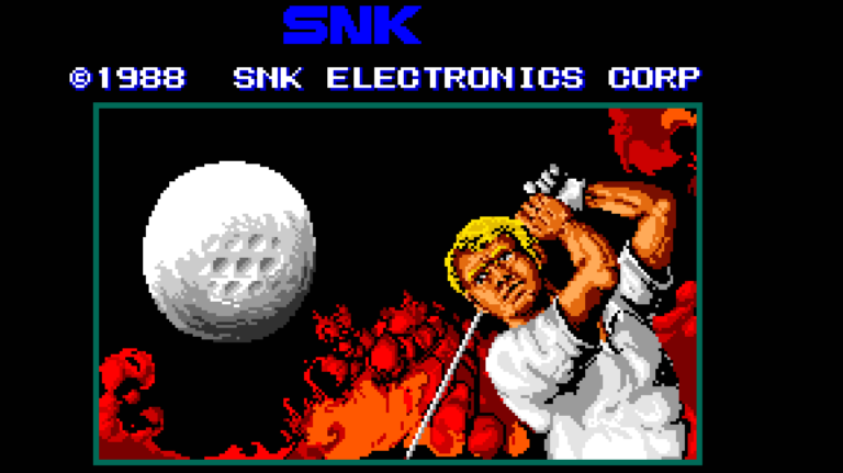 Fighting Golf title screen