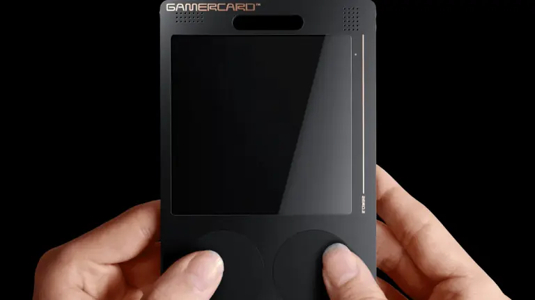 GamerCard being held