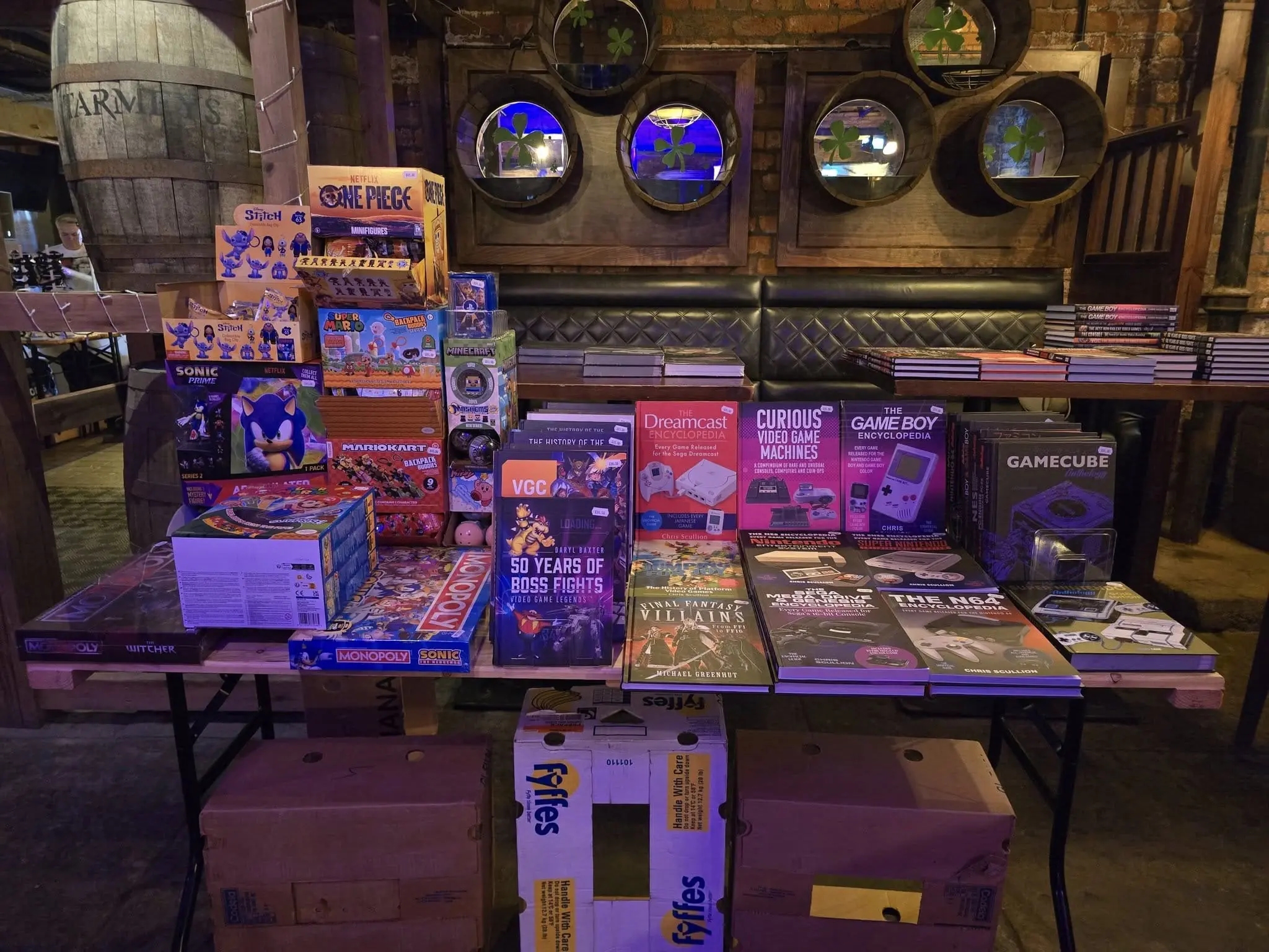 Gaming Newsagent stall at a show