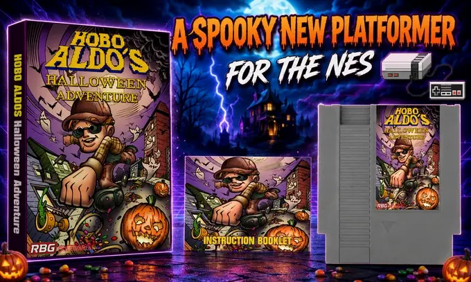 Hobo Aldo's Halloween Adventure Kickstarter banner