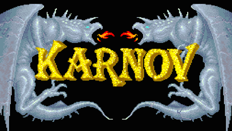 Karnov title screen