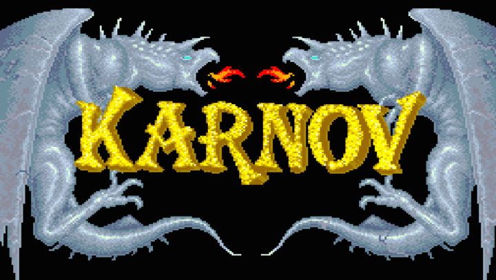 Karnov title screen