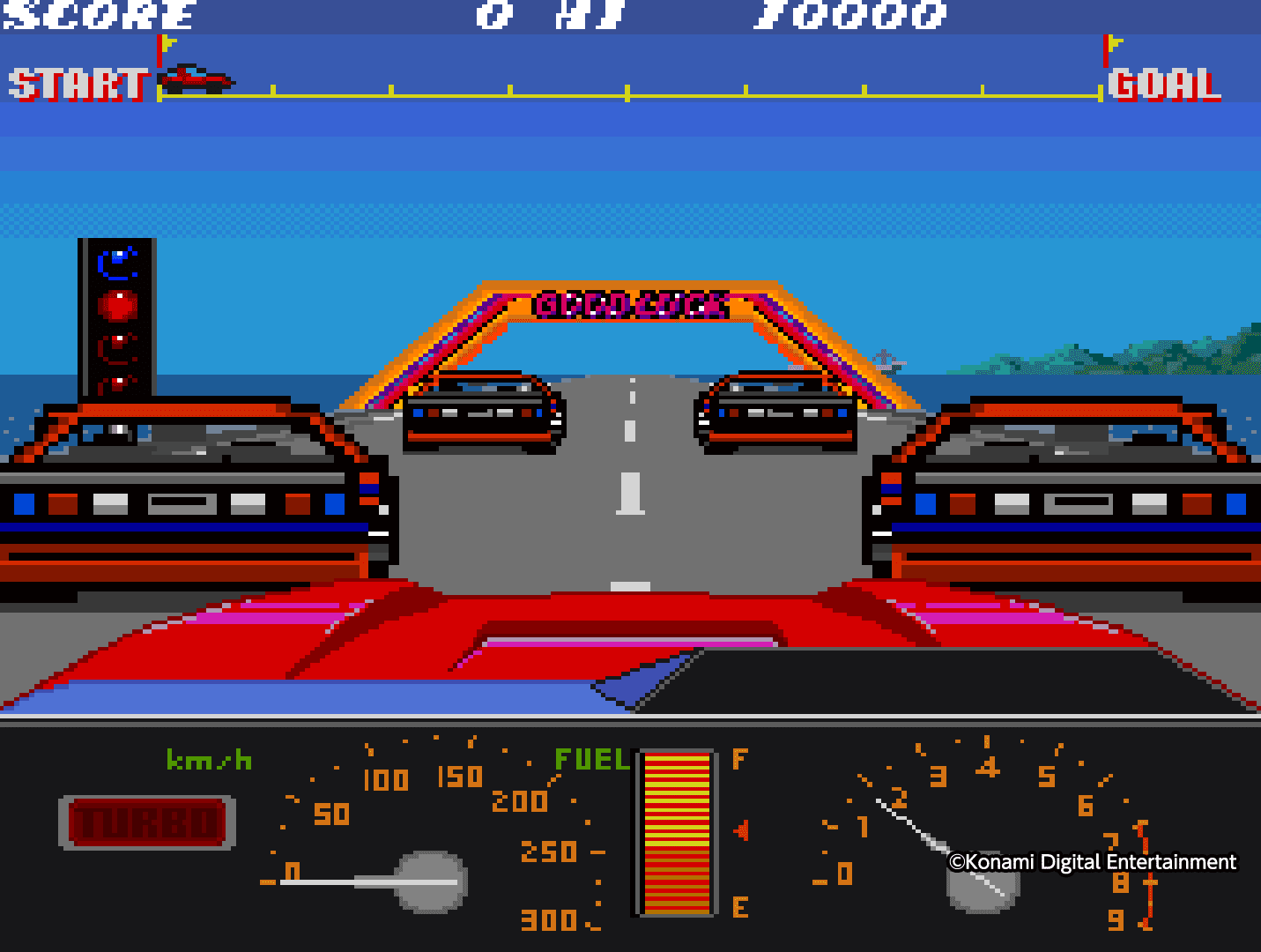 Konami GT road screenshot