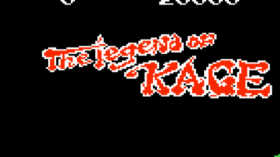 The Legend of Kage title screen