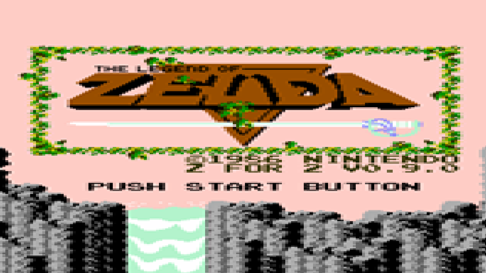 Legend of Zelda Z for 2 title screen