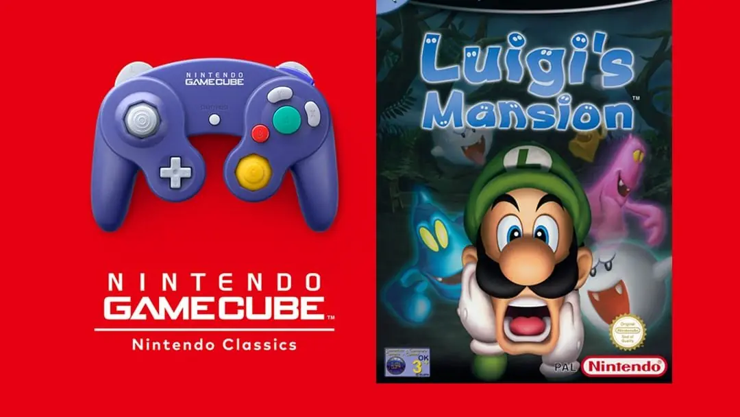 Luigi's Mansion, GameCube controller Nintendo Switch 2 logo