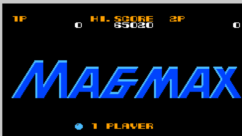 MagMax title screen