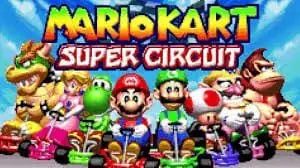 Mario Kart Super Circuit title screen