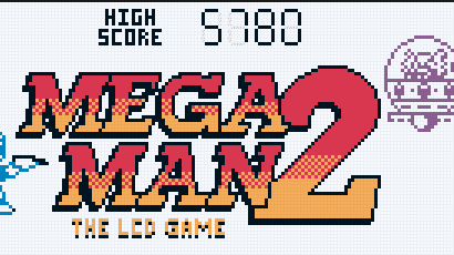 Mega Man 2: the LCD Game Game Boy title screen