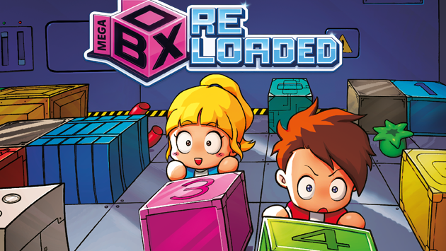 MegaBox Reloaded logo and main charcters