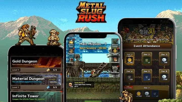 Metal Slug Rush release graphic