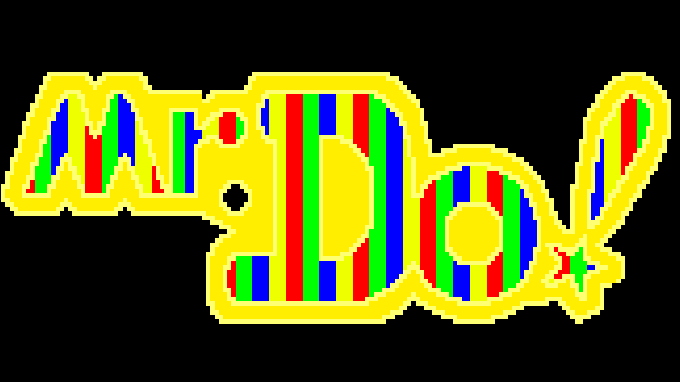 Mr. Do title screen