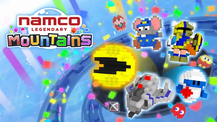 Namco Legendary Mountains voxels