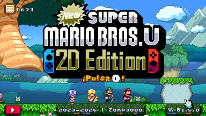 New Super Mario Bros. U 2D Edition logo