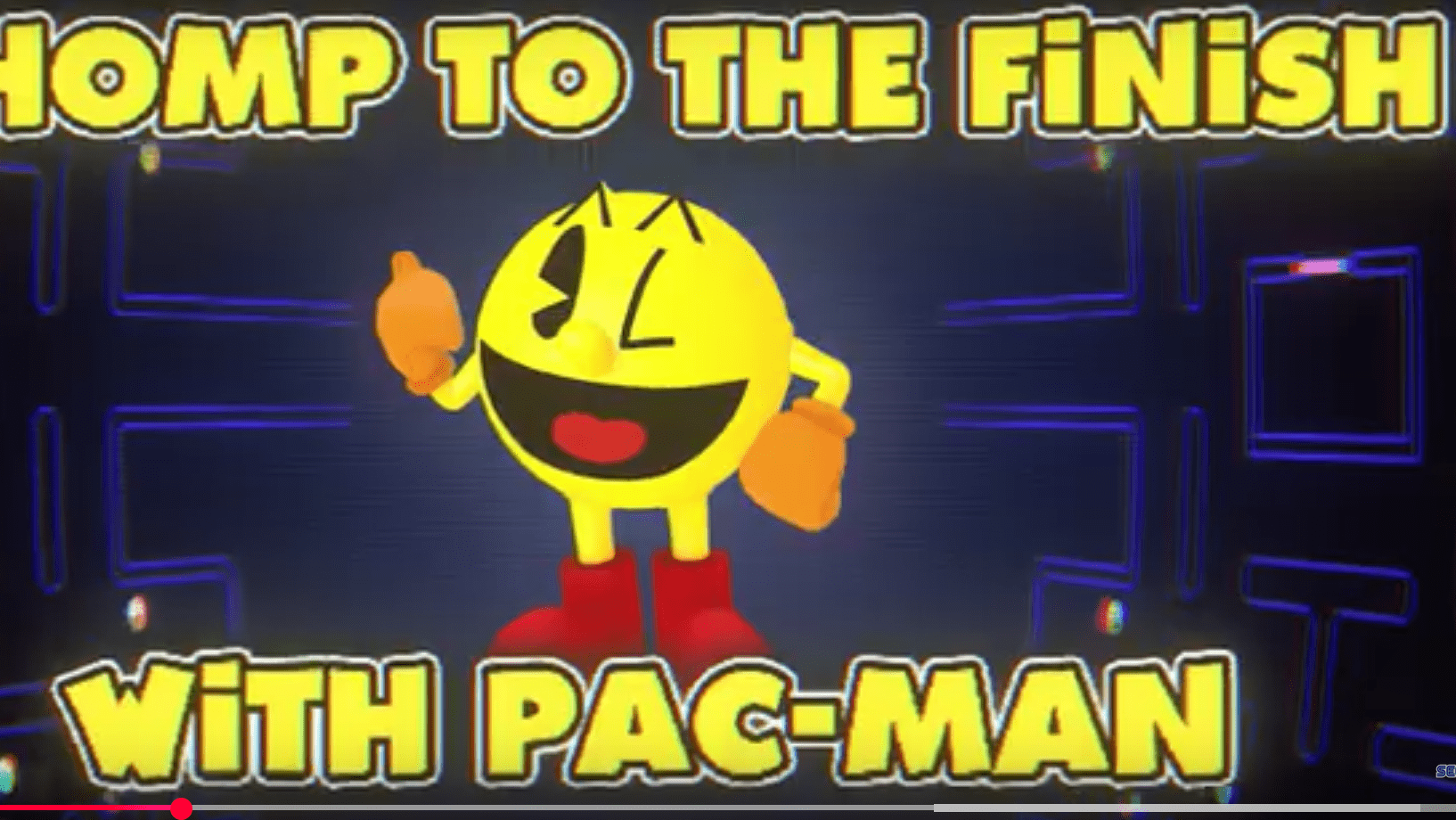 Pac-Man chomps to the finish in Super Monkey Ball Banana Rumble
