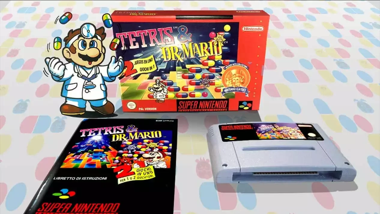 pixel heart tetris & dr. mario