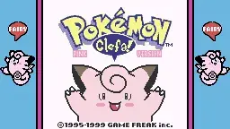 Pokemon: Pink Version title screen