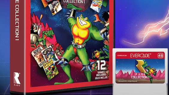 Rare Collection 1 Evercade packshot