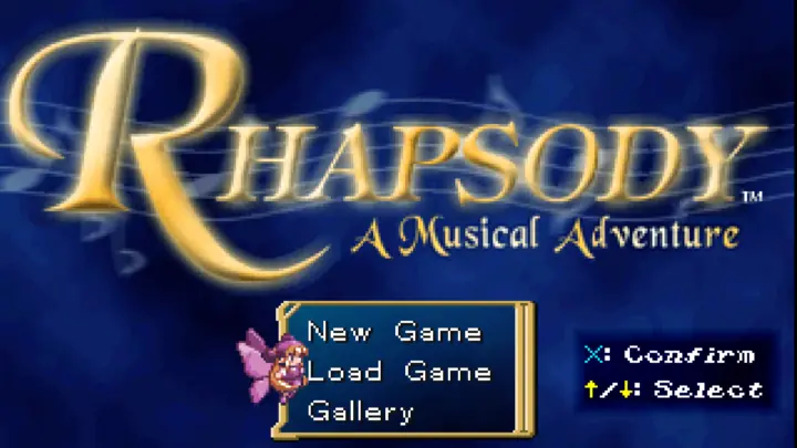 Rhapsody: A Musical Adventure title screen