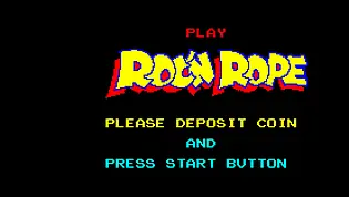 Roc’n’Rope Amiga title screen