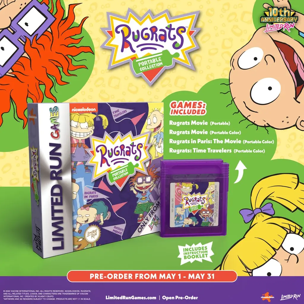 Rugrats Portable Collection set to Crawl onto Game Boy Color