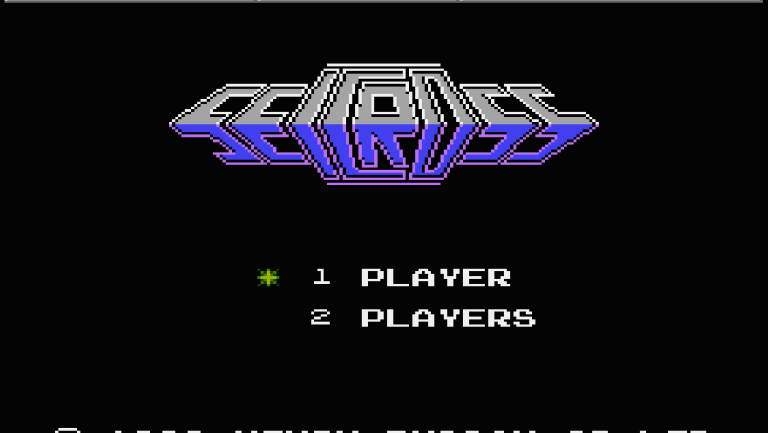 Seicross title screen