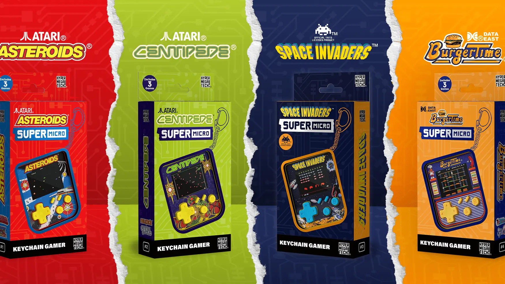 Super Micro Keychain Gamers