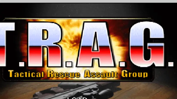 T.R.A.G. title screen