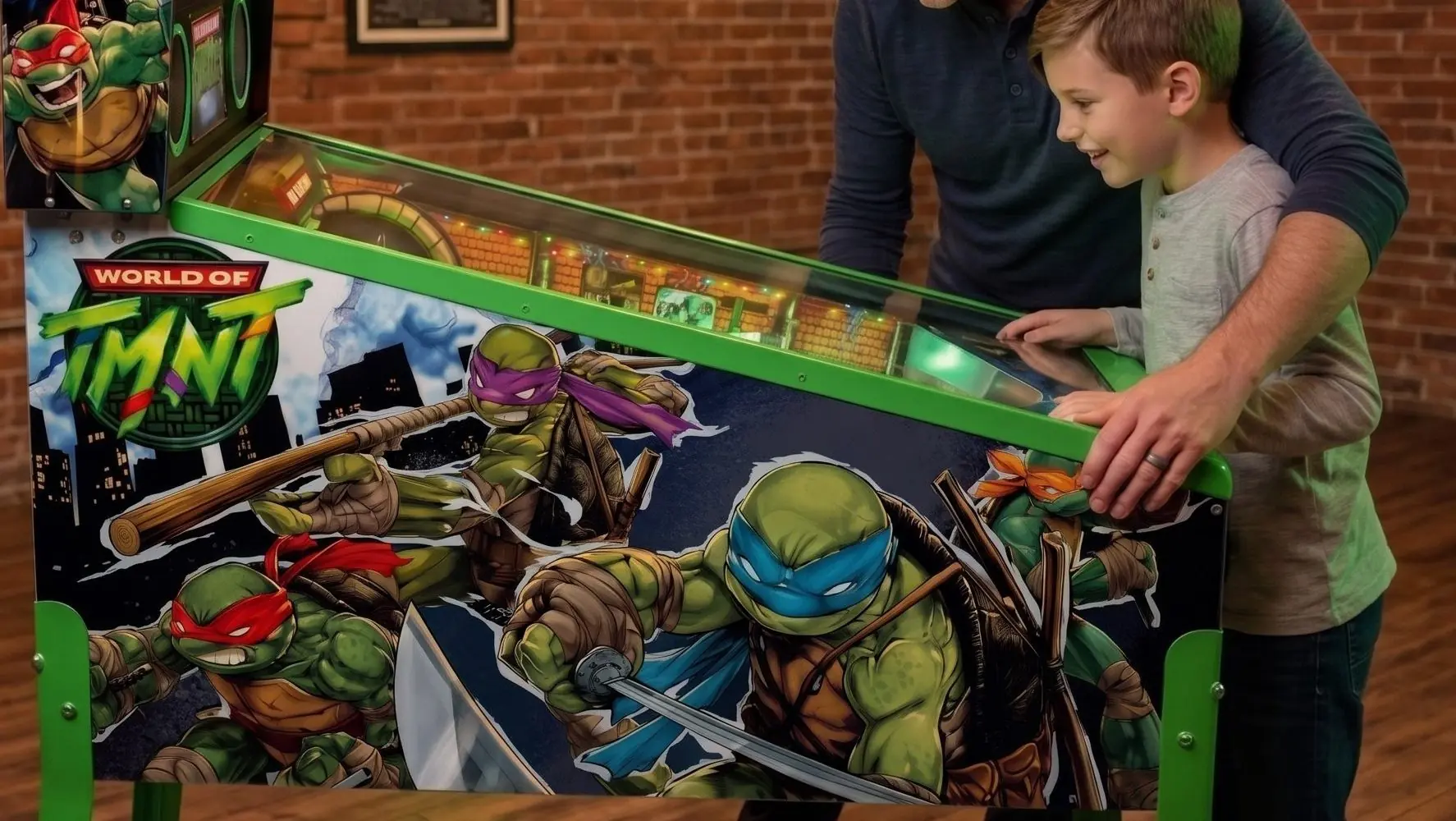 TMNT pinball table