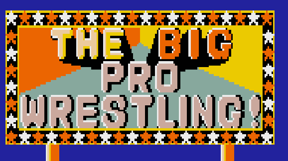Tag Team Wrestling title screen with The Big Pro Wrestling! logo