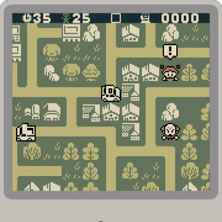Taxi Boy screenshot of road layout