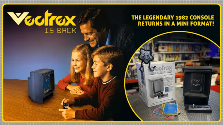 Vectrex Mini with people playing