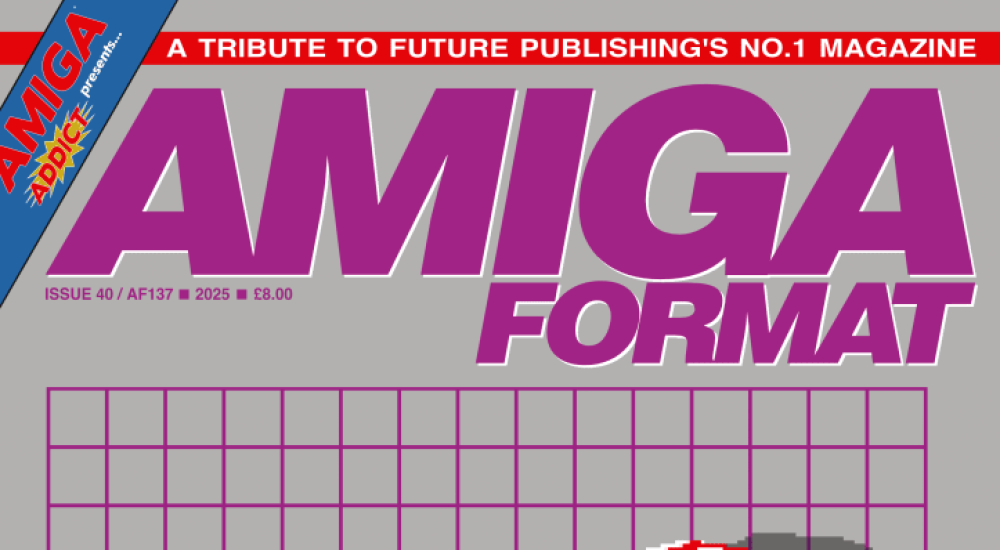 Amiga Format header from Amiga Addict tribute issue cover