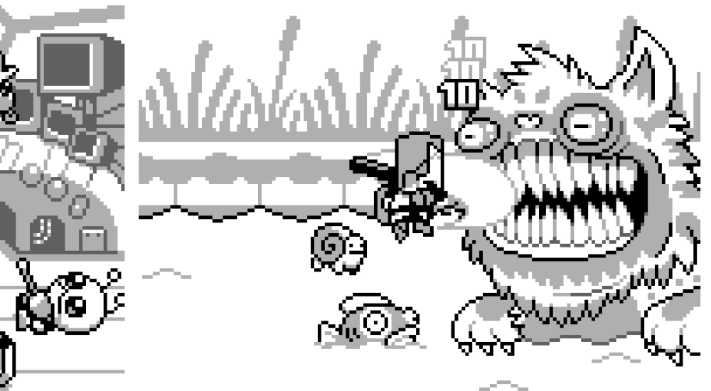 Castle Crashers Game Boy demake screenshot