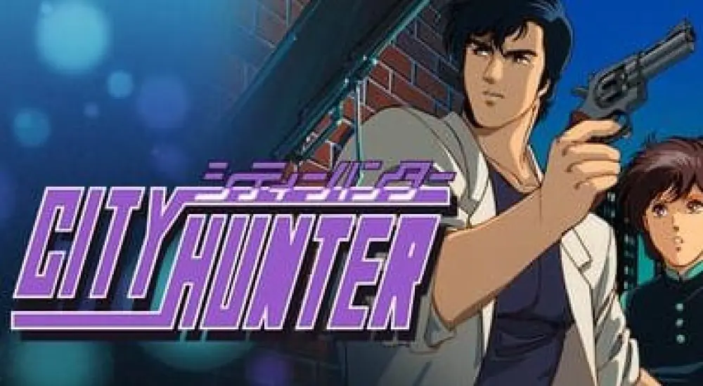 City Hunter logo and characters