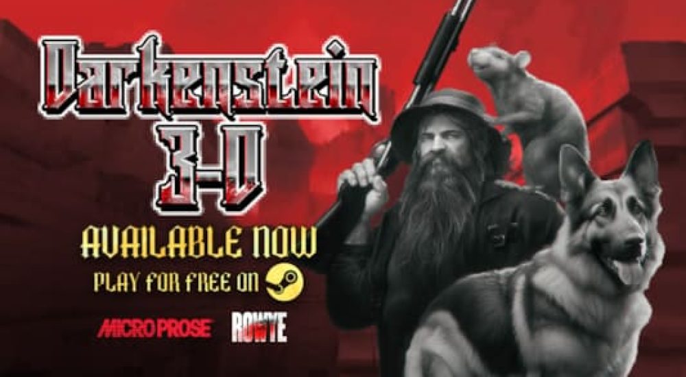 Darkenstein 3D title and character